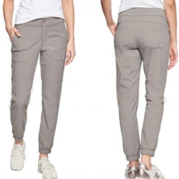 Athleta Pants - ATHLETA Gray Trekkie Jogger 2.0 Pants Travel Gorpcore Outdoor Hiking Size 6